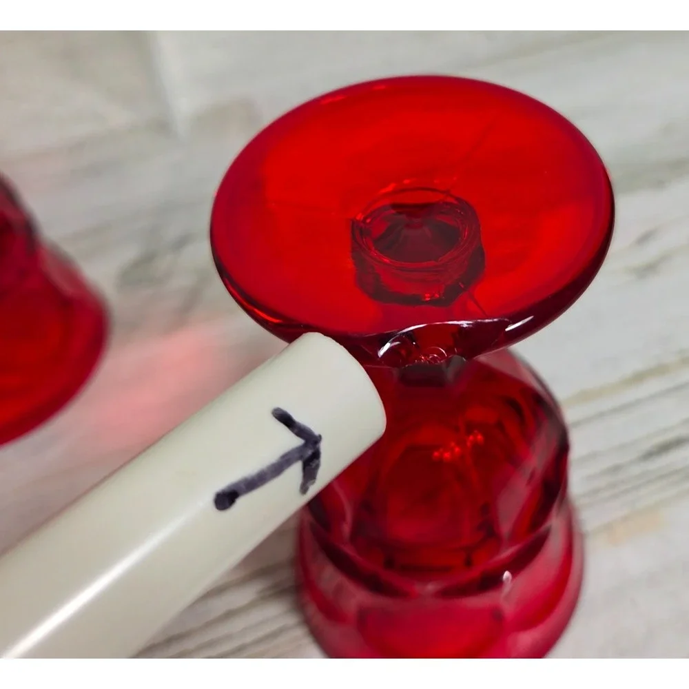 Fostoria Argus Ruby Red Wine Glass Goblet 4.75